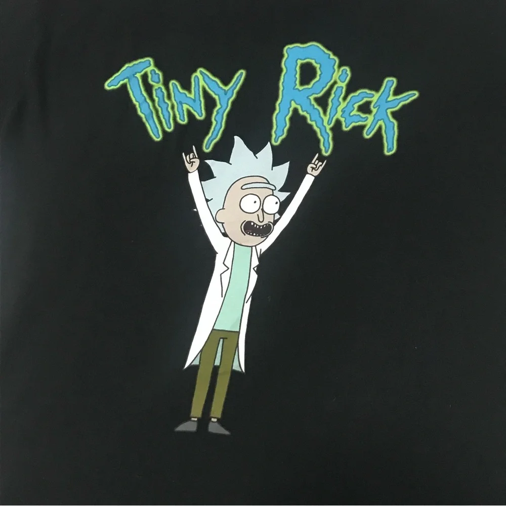 L Large [AS] Adult Swim Ripple Junction Rick and Morty Men’s T Shirt Casual Top - Picture 4 of 6